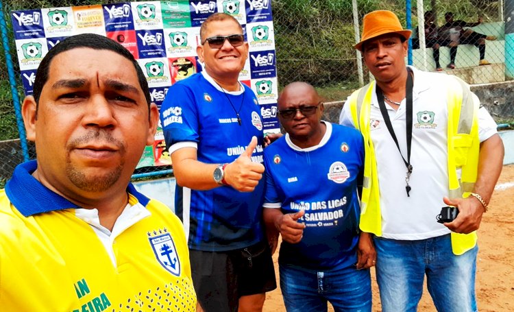 Presidente Alan Jaqueira e Diretores da União das Ligas de Salvador visitam Ligas de Futebol parceiras para fortalecer a várzea da cidade.